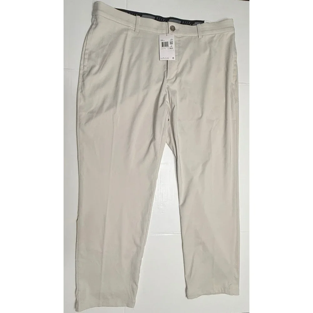 Nike Golf Dri-FIT Standard Fit Pants‎ Mens 40x30 Light Bone Beige AJ5489-072 NWT